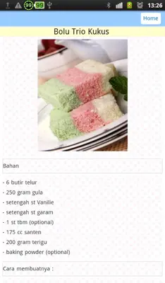 101 Resep Kue Indonesia android App screenshot 1