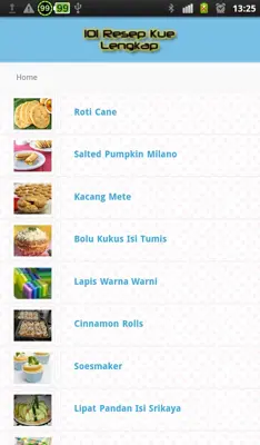 101 Resep Kue Indonesia android App screenshot 3